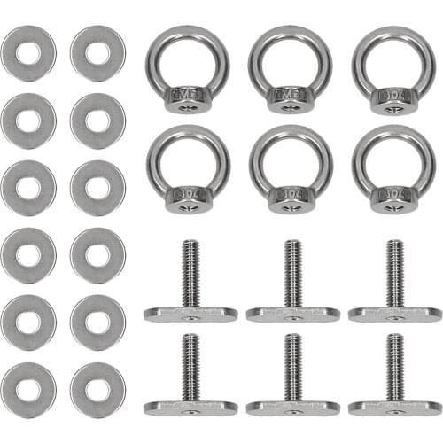 Kayak Rail Track Mount Tie Down Eyelet Track Rail Adapter for Fishing Kayak Boat for Kayaks Canoes Boats Rails kayak accessories