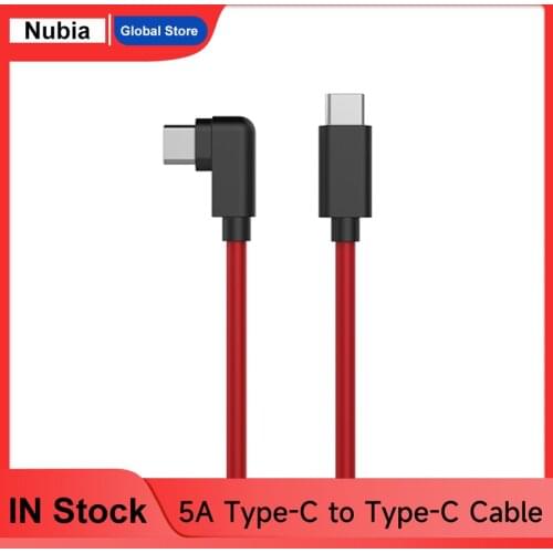 Original Nubia RedMagic 5G E-Sports Handle For Nubia Red Magic 5S Handle Protection Case 55W charger Type-C to Type-C 5A Cable