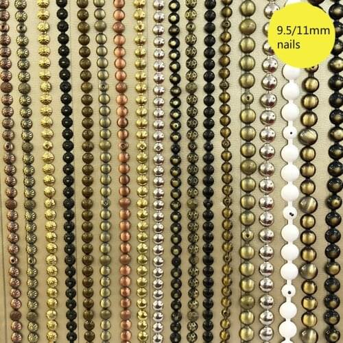 Decorative Upholstery Nail Strips Bronze Nickel Brass Nail Trims Tapes DIY Home Decor Sofa Bedside Chair Tack Tape For Furniture