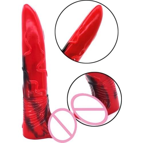 Adult sex toys, silicone dildo, soft material for men and women, lengthened fake penis, manual masturbation, sex toy