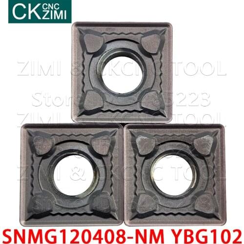 SNMG120408-NM YBG102 SNMG 120408 NM YBG102 CNC Carbide Inserts External turning tools CNC mechanical Metal lathe tools for steel