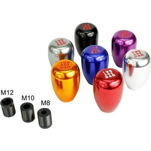 Car Universal Modification 5 Speed Manual Knob Gear Shift Head Metal Shifter ford focus mk2 peugeot Gear Shift Knob ручка кпп