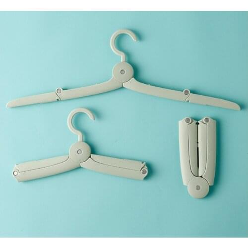 1Pcs Foldable Travel Hanger Mini Portable Multifunction Clothes Hanger Traveling Clothes Dryer Windproof Non-slip Drying Hanger