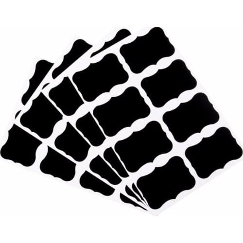 32Pcs Chalk Pen Chalkboard Sticker Labels Vinyl Kitchen Jar Cup Bottle Planner Mirror Decor Decals Tags Biscuit labels