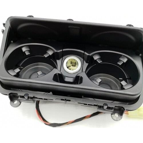 5 Series For BMW F10 F18 GT 535I 523 528 550li Central controlled beverage cup holder LED cigarette lighter base