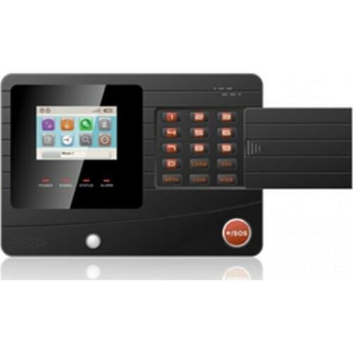 99 wireless zones, GSM alarm system with LCD display and Voice With SOS Function
