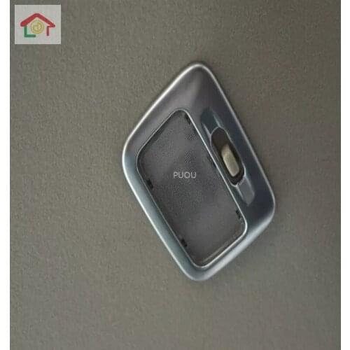 Car ABS Inside Inner Middle Shift Stall Paddle Cup Switch Frame Lamp Trim Armrest For Mitsubishi Outlander 2016 2017 2018 2019