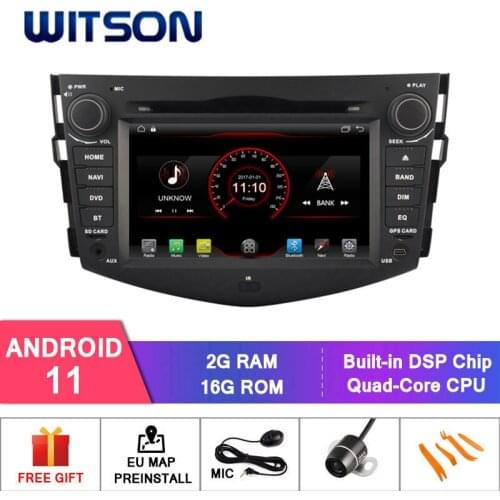 WITSON Android 11 Car DVD Player GPS For TOYOTA RAV4 2008 2009 2010 2011 AUTO stereo car multimedia player head unit carplay