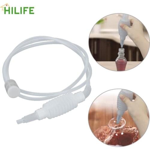 Wine Beer Making Tool Food Grade Plastic Beer Chiller Hand Hop Knead Siphon Filter For Beer Homebrew Brewing Siphon Hose 2M
