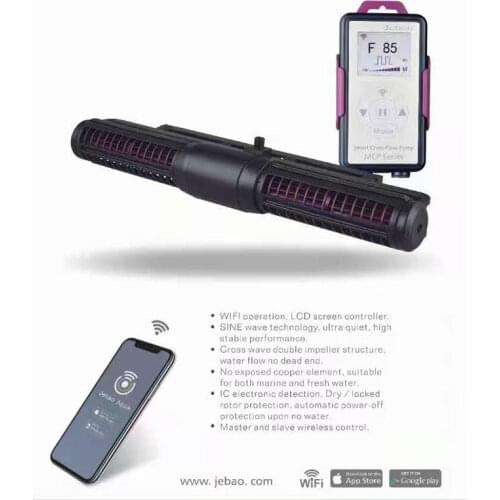 Jebao new LCD display with WIFI wave pump wave pump circulating pump coral tank MCP-70 90 120 150 180