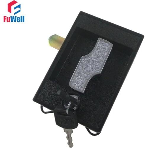 MS902 Metal Plane Lock Fit 1-2mm Thickness Door 105.5mm Length Cupboard Cabinet Lock