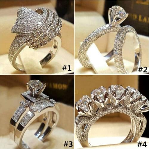 Fashion Unicorn shape Jewelry AAAAA Zircon cz Ring 925 Sterling Silver Ring Promise Engagement Wedding Band Rings For Women Gift