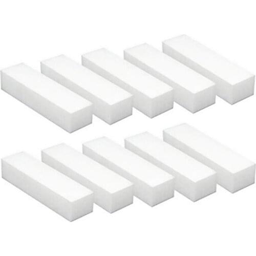 New Nail Art Buffer Block 10pc White Buffing Polish Block Sanding Files Gel Acrylic Nail Art Tool D12#30
