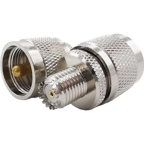 1PCS UHF Type RF Adapter UHF Male PL259 PL-259 to Mini UHF Female RF Coaxial Converter Connector for Antenna Wi-Fi Coaxial Cable