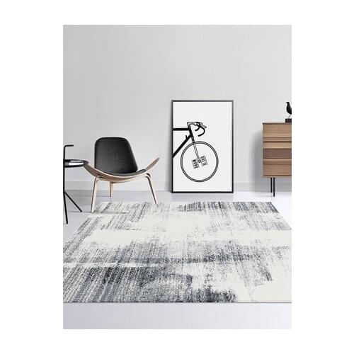 Modern minimalist grey coffee table mat bedroom bedside Nordic ins living room home new Chinese carpet