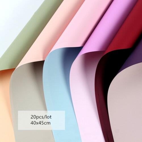 40x45cm Waterproof Flower Wrapping Paper Two-color Bouquet Diy Craft Paper Gift Packing Paper Festive Party Supply