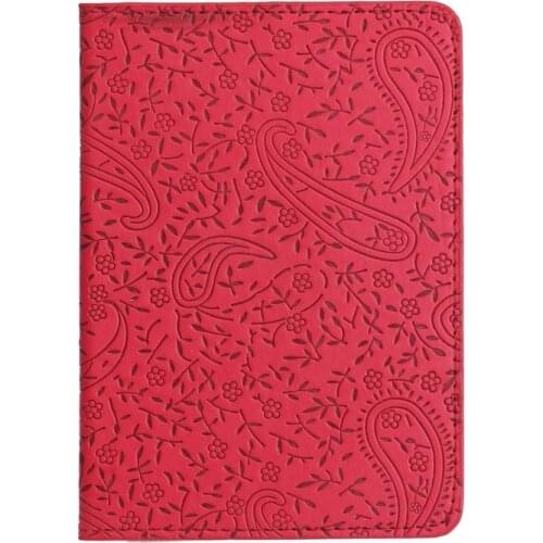 1PC New Cute Lavender Leather Passport Cover Holder Women Thin Fashion Travel Passport Leather Case High Quality Passport Packet