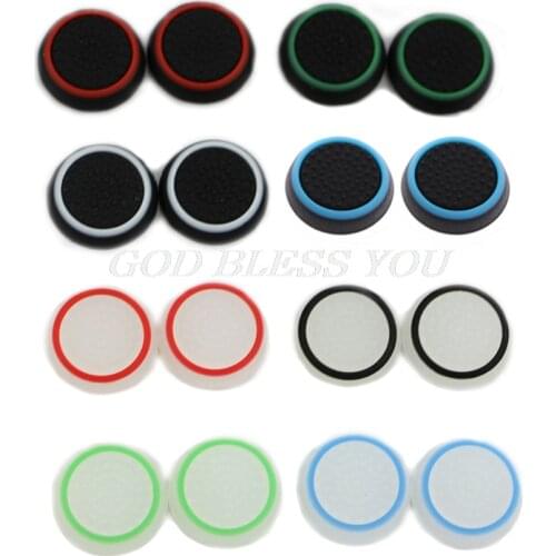 1 Set 2pc Thumbstick Cap Cover Analog 360 Controller Thumb Stick Grip For PS4 XBOX ONE Drop Shipping