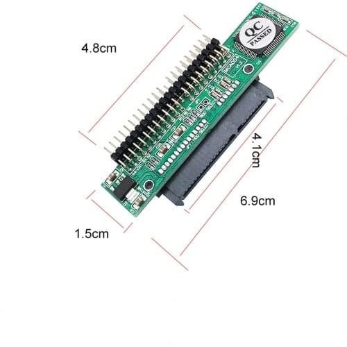2.5" SATA 7+15 pin HDD SSD to 44Pin IDE Adapter for Laptop