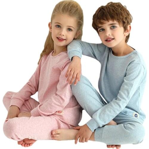Children Pajamas Sets Spring Autumn 2021 Kids Sleepwear Baby Girl Clothes Soft Girl Homewear Children Set Clothing 2-12 Years