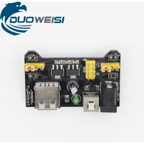 Breadboard Power Supply Module 3.3V 5V MB102 Solderless Bread Board DIY dc voltage output module