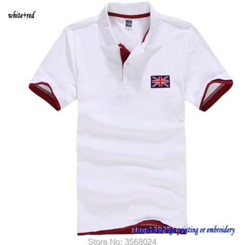 XS-3XL Casual Polo shirt England Flag Men Polo Top Breathable Active Boys shirts For Men United Kingdon Clothes Unisex
