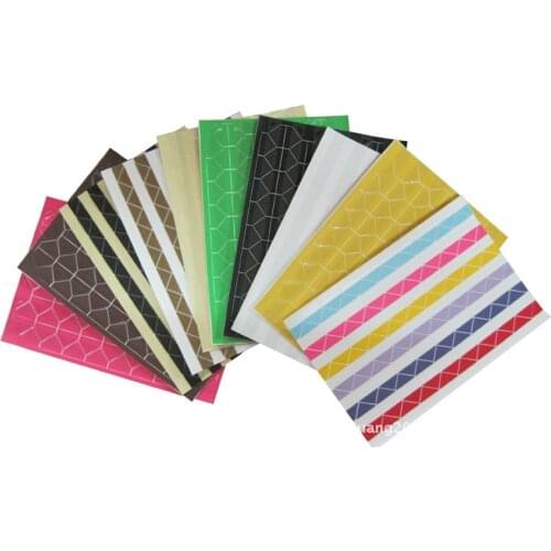 4 set of 408 pcs Colorful Photo Corner Paper Stickers for Pictures Photo Albums Frame Scrapbooking