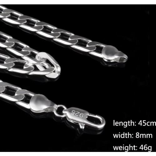 Neckless Jewelery Silver plated Necklace Statement Collier Jewelry Choker Snake Women Chain Fashion Accessories Wholesale men