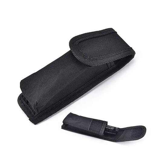 Waist Belt Hunting Bag Flashlight Pouch LED Flashlight Holster Torch Pouch 14cm Outdoor Tactical Military Tool