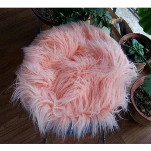 Newborn fluffy blanket Baby faux fur blanket layer Newborn backdrop Posing rug background photography props