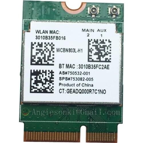 RTL8723BE WiFi +Bluetooth Wireless NGFF 150M-300M 2.4G WLAN card 753082-005 802.11b/g/n Realtek For HP Stream11,Dell