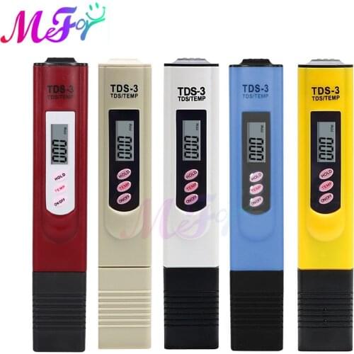 Handheld TDS Digital Water Tester Test Pen Water Quality Analysis Meter Water Purity Check 0-9999 PPM Measurement Tool