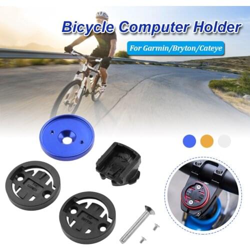 Bicycle Computer Holder Stem Top Cap Cycling Stopwatch GPS Speedometer Mount Rack Bike accessories for Garmin Bryton Cateye
