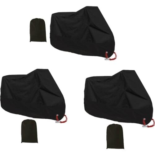 Waterproof Outdoor Motorbike UV Protector Rain Dust Bike Motorcycle Cover L/XL/2XL Balaclava