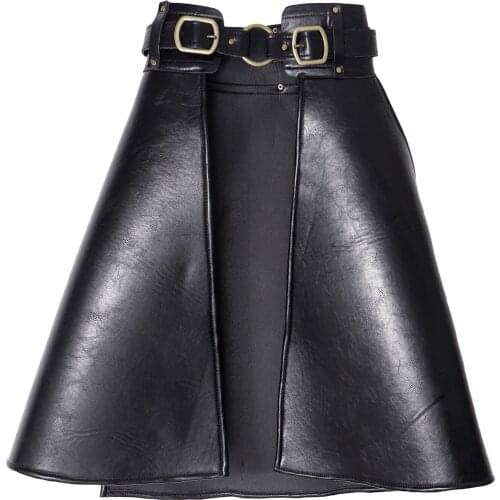 Women Peplum Belt Female Skirt Leather Waist Belts PU Classic Stretch Gothic Waistband Skirt Peplum Cinch Belt A-line Skirt Belt