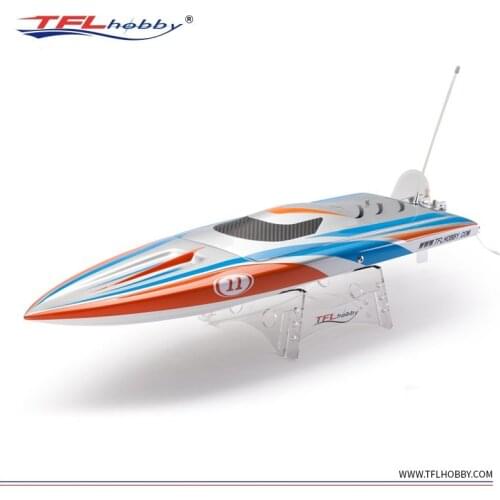 1111 Rocket Fiberglass Racing Boat/Brushless Electric Boat White & Red Color with 2958 KV2881 Brushless Motor 70A ESC