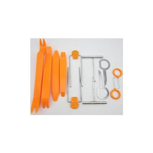12pcs Auto Car Radio Door Clip Panel Trim Dash Audio Removal Installer Pry Tool