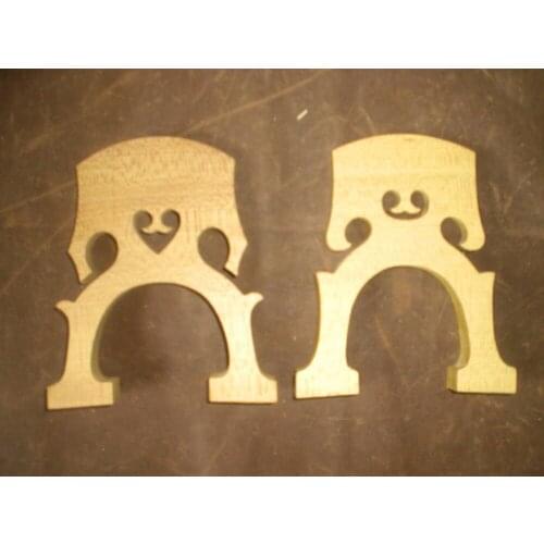 2 PC Five star Maple Cello Bridge including 1 pc belgium style & french style