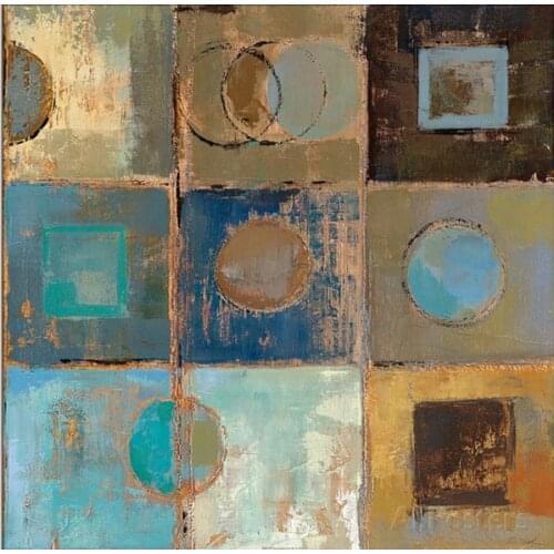 Abstract Oil painting Pass Way III Silvia Vassileva Painting Modern Canvas art Room decoration High quality Hand painted