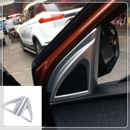 For Peugeot 5008 4008 2017 Interior Style Front a Pillar Audio Cover Speaker Panel