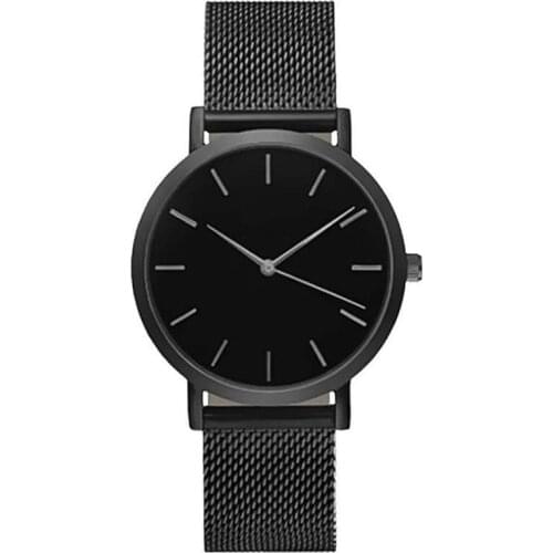 FD Men's Watch With Leather Strap
