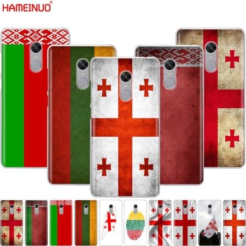 HAMEINUO Georgia Grunge Flag Cover phone Case for Xiaomi redmi 5 4 1 1s 2 3 3s pro PLUS redmi note 4 4X 4A 5A