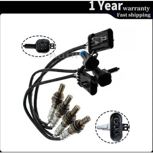 234-4018 234-4012 Lambda O2 Oxygen Sensor Upstream Downstream for CADILLAC CHEVROLET GMC SIERRA 1500 2500 YUKON Auto Parts 4Pcs
