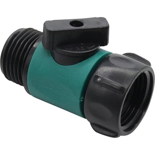 Garden Hose Valve 3/4" Female Thread to 3/4" Male Thread Garden Irrigation Pipe Fittings Car Wash Prolong Hose Switch 10 Pcs