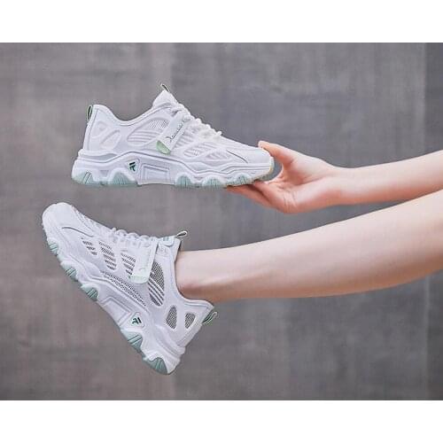 Woman Shoes 2021 summer breathable Mesh sneakers women Non slip platform Casual sports shoes women Increased Vulcanized shoes