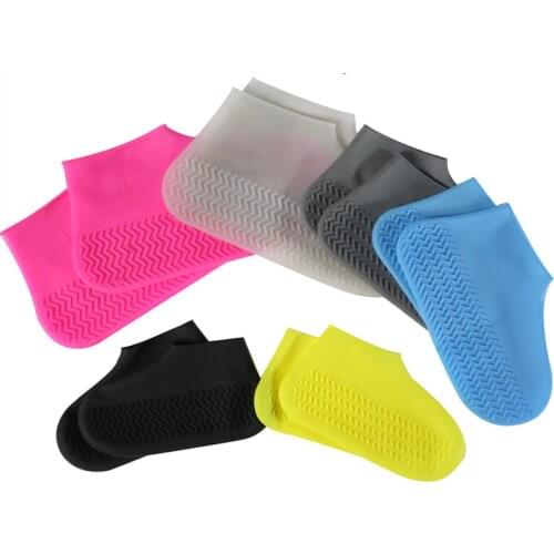 Reusable Silicone Waterproof Shoe Covers For Indoor Outdoor Rainy Days