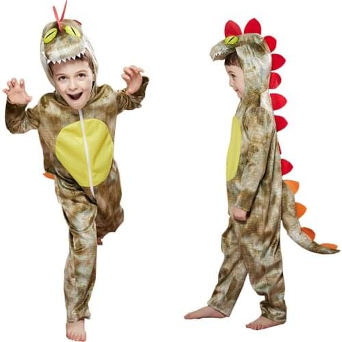 New Children Cartoon Animal Dinosaur Cosplay Costumes Kids Boys Girls Party Cosplay Clothes Fancy Dress Full Costume