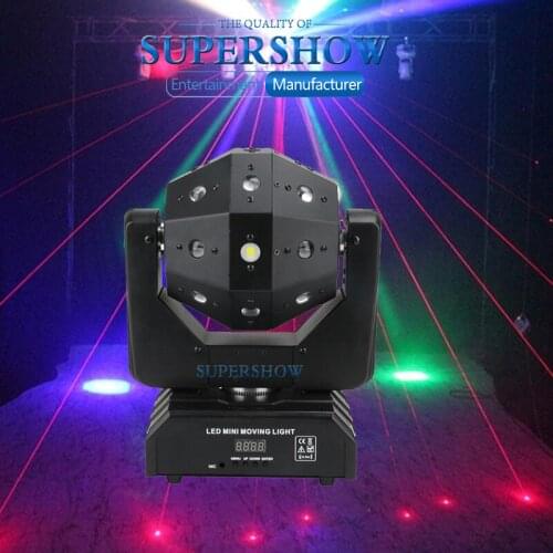 Indoor disco bar dj equipment dmx RGBW 4in1 Triple 3in1 120W 3W*16PCS stage lights laser moving head Light for laser party light