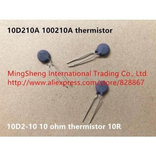 Original new 100% import 10D210A 100210A thermistor 10D2-10 10 ohm thermistor 10R (Inductor)
