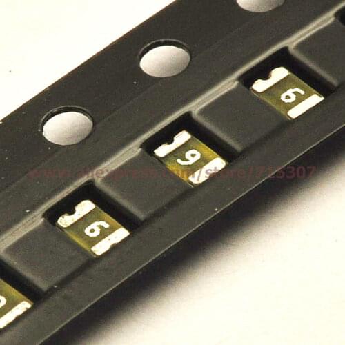 PHISCALE 50pcs 0805 SMD Resettable Fuse PPTC PSMD100 6V 1A